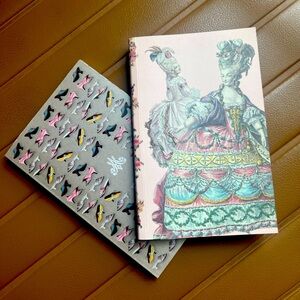 Pair of Marie Antoinette theme notebooks